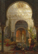 Der Patio Della Reina L'Alcázar Sevilla - Ernest Karl Eugen Koerner — Ansicht des Kunstwerks
