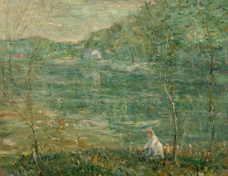 Am Flussufer - Ernest Lawson — Ansicht des Kunstwerks