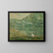 Am Flussufer - Ernest Lawson — gerahmtes Bild an der Wand