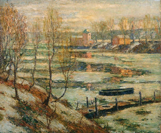 Eis im Fluss - Ernest Lawson — Ansicht des Kunstwerks