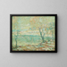 Inwood-Gemälde am Hudson unter Schnee - Ernest Lawson — gerahmtes Bild an der Wand