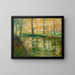 Rote Dächer - Ernest Lawson — gerahmtes Bild an der Wand