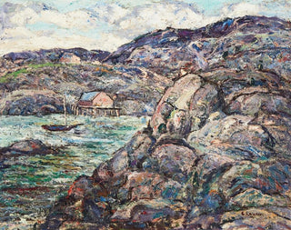 Côte rocheuse de la Nouvelle-Écosse - Ernest Lawson — Ansicht des Kunstwerks