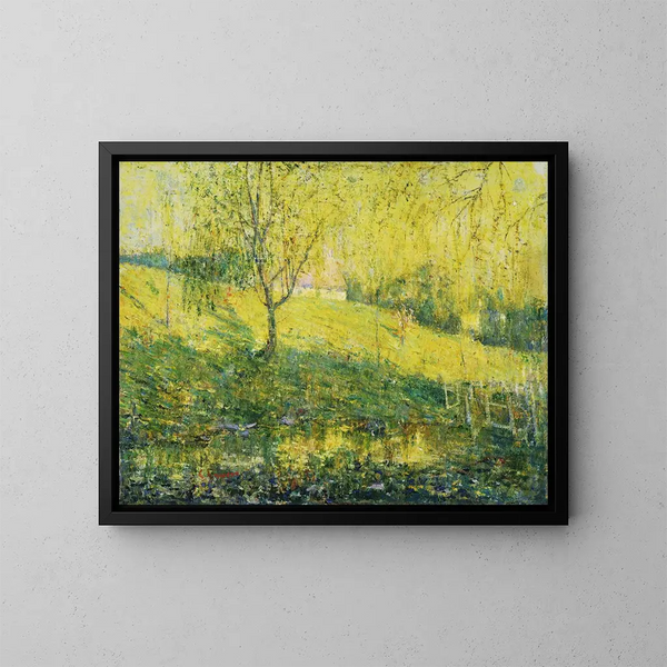 Frühling - Ernest Lawson — gerahmtes Bild an der Wand