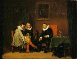 Niederländisches bürgerliches Gemälde - Ernest Meissonier — Ansicht des Kunstwerks
