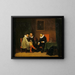 Niederländisches bürgerliches Gemälde - Ernest Meissonier — gerahmtes Bild an der Wand