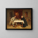 Der Wein des Pfarrers - Ernest Meissonier — gerahmtes Bild an der Wand