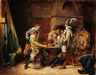 Das verlorene Spiel - Ernest Meissonier — Ansicht des Kunstwerks