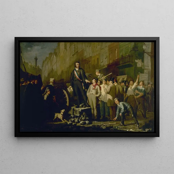 Ernest Pichio - Alphonse Baudin 18111851 sur la barricade du faubourg SaintAntoine le 3 dcembre 1851.webp