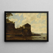 Haus am Ufer - Ernest Wadsworth Longfellow — gerahmtes Bild an der Wand