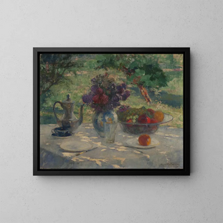 Naturmorte - Ernesto de la Cárcova — gerahmtes Bild an der Wand