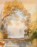 Parc automnal avec escalier - Ernst Erwin Oehme — Ansicht des Kunstwerks