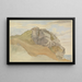 Felsvorsprung - Ernst Ferdinand Oehme — gerahmtes Bild an der Wand