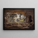 Kanal des Albano-Sees - Ernst Fries — gerahmtes Bild an der Wand