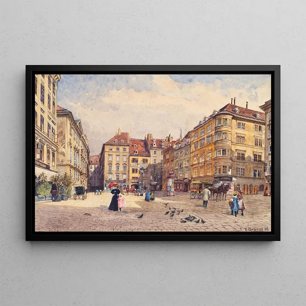 Ernst Graner - Der Judenplatz In Wien.webp