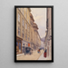 Die Dorotheestraße in Wien mit der alten Pfandhaus - Ernst Graner — gerahmtes Bild an der Wand