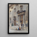 vor der Jesuitenkirche in Wien - Ernst Graner — gerahmtes Bild an der Wand