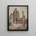 Kirche Saint-Charles - Ernst Graner — gerahmtes Bild an der Wand