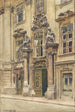 Das Portal des alten Rathauses in der Wipplingerstraße in Wien - Ernst Graner — Ansicht des Kunstwerks