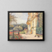 Villa in einem gepflegten Garten - Ernst Graner — gerahmtes Bild an der Wand