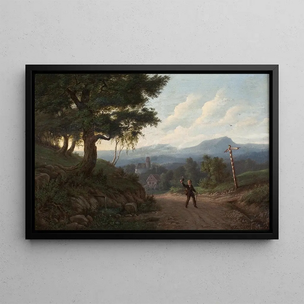 Ernst Gustav Doerell - Auf dem Weg nach Aussig.webp