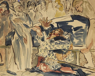 Gloucester und die Prinzessin Anne, Szene aus Richard III von Shakespeare - Ernst Josephson — Ansicht des Kunstwerks