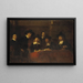 Staalmeesters nach Rembrandt - Ernst Josephson — gerahmtes Bild an der Wand