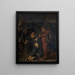 Der Mord an den Rippen - Ernst Josephson — gerahmtes Bild an der Wand