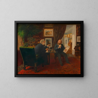 Ernst Juch - Ludwig Anzengruber zu Besuch bei Rudolf von Alt.webp