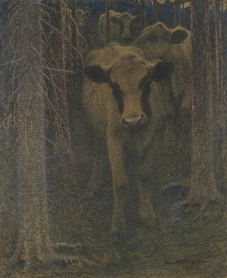 Ernst Ksel - Cows in the Woods.webp