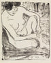 Studie eines Akts - Ernst Ludwig Kirchner — Ansicht des Kunstwerks