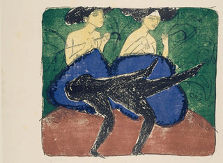 Amerikanische Mädchen - Ernst Ludwig Kirchner — Ansicht des Kunstwerks