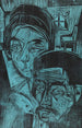 Paar von Bauern in der Hütte Andres und Annamargret Mller - Ernst Ludwig Kirchner — Ansicht des Kunstwerks