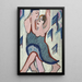 Paar tanzend im Schnee Rückseite - Ernst Ludwig Kirchner — gerahmtes Bild an der Wand