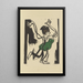 Danse flottante - Ernst Ludwig Kirchner — gerahmtes Bild an der Wand