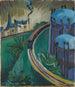 Gasheizung und Vorortzug - Ernst Ludwig Kirchner — Ansicht des Kunstwerks