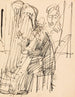 Harpist - Ernst Ludwig Kirchner — Ansicht des Kunstwerks