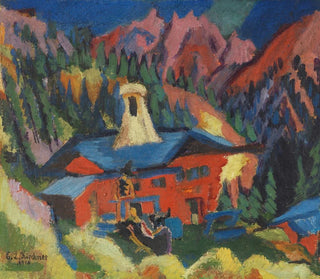 Haus auf der Kuppe - Ernst Ludwig Kirchner — Ansicht des Kunstwerks