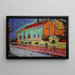 Häuser in Dresden - Ernst Ludwig Kirchner — gerahmtes Bild an der Wand