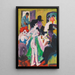 Am Bordell - Ernst Ludwig Kirchner — gerahmtes Bild an der Wand