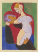Paar Verliebte Elisabeth und Julius Hembus - Ernst Ludwig Kirchner — Ansicht des Kunstwerks