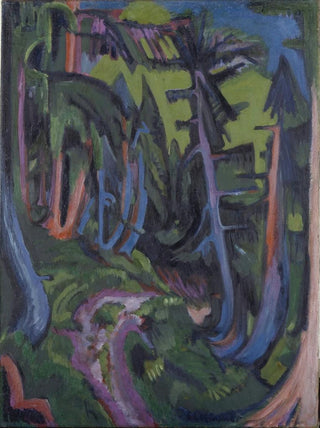 Ernst Ludwig Kirchner - Mountain Forest Path.webp