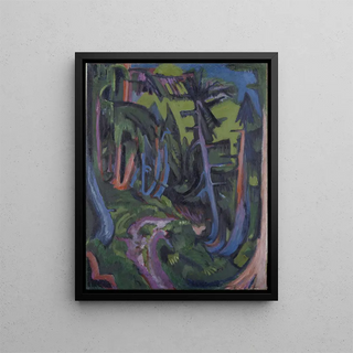 Ernst Ludwig Kirchner - Mountain Forest Path.webp