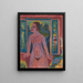 Frau nackt am Fenster - Ernst Ludwig Kirchner — gerahmtes Bild an der Wand