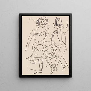 Ernst Ludwig Kirchner - Paar beim Tanz.webp