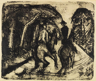 Cavalier dans le Grunewald - Ernst Ludwig Kirchner — Ansicht des Kunstwerks