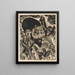 Sennkopf Martin Schmied - Ernst Ludwig Kirchner — gerahmtes Bild an der Wand