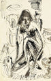 Frau sitzend in der Badewanne - Ernst Ludwig Kirchner — Ansicht des Kunstwerks