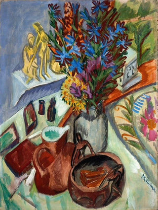 Ernst Ludwig Kirchner - Still Life with Jug and African Bowl.webp