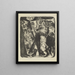 Paar tanzend - Ernst Ludwig Kirchner — gerahmtes Bild an der Wand